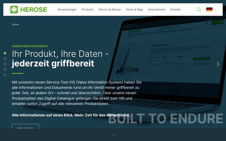 Screenshot of herose.com