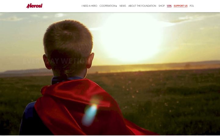 Screenshot of herosi.eu