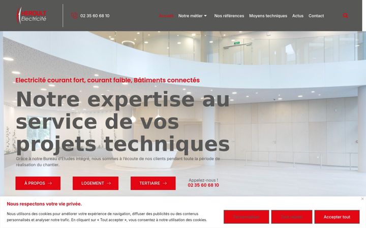 Screenshot of heroult.fr