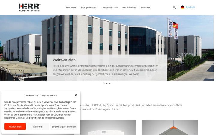 Screenshot of herr-industry-system.com