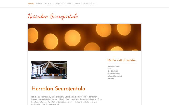Screenshot of herralanseurojentalo.net