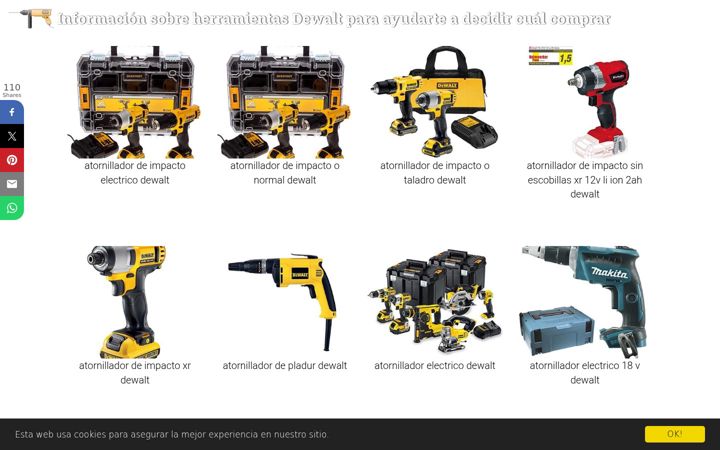 Screenshot of herramientasdewalt.es