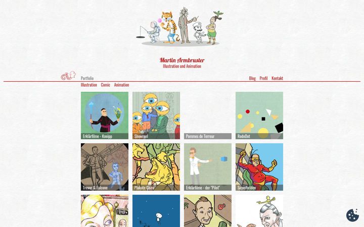 Screenshot of herrarmbruster.de