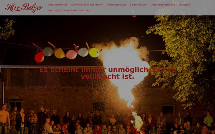 Screenshot of herrbalzer.de