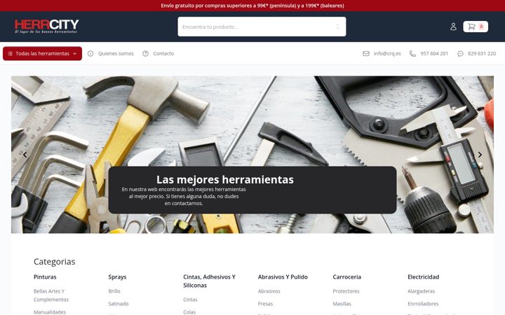 Screenshot of herrcity.com