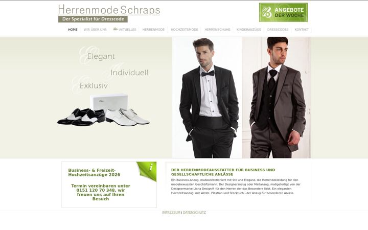Screenshot of herrenmode-berlin.de