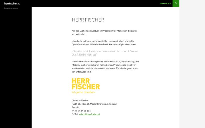 Screenshot of herrfischer.at