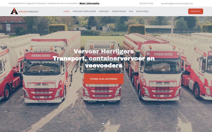 Screenshot of herrijgers-bv.be
