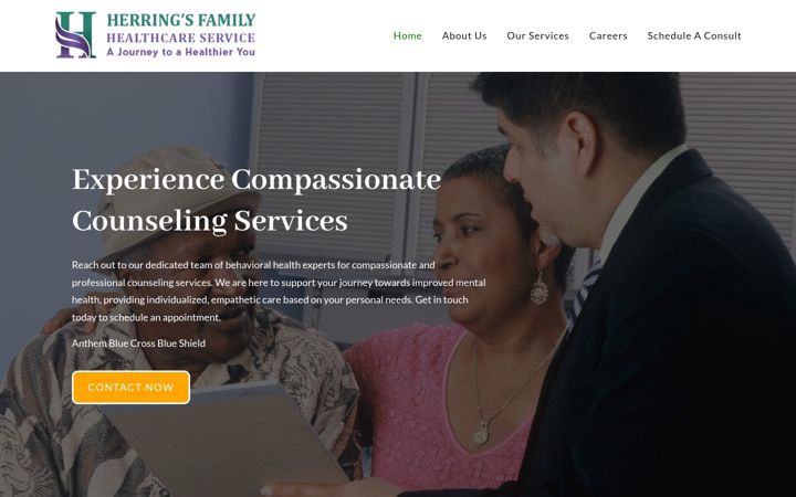 Screenshot of herringhealthcareservices.com