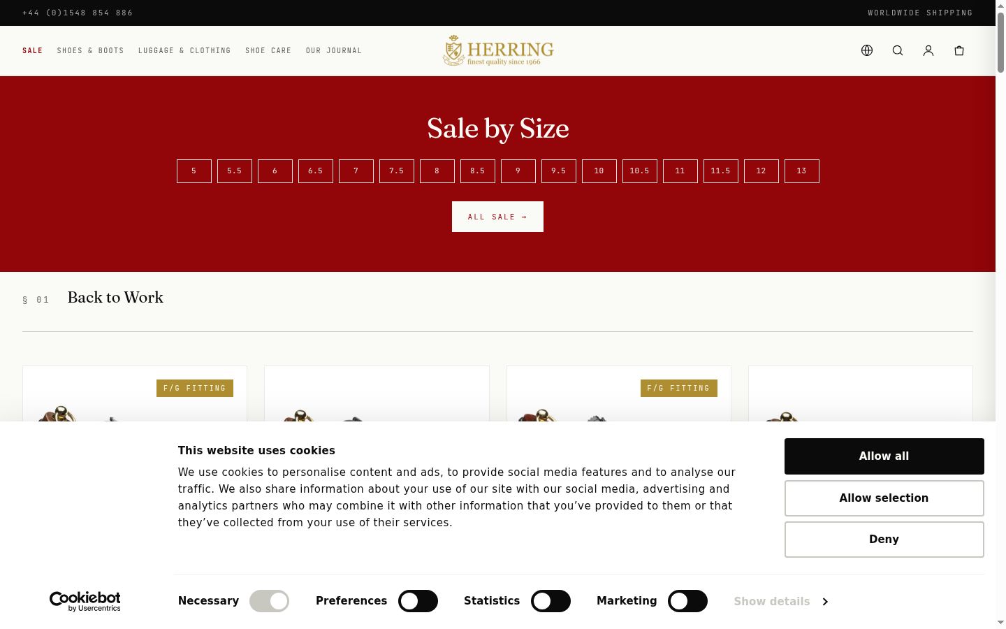 Screenshot tal-banner tal-kunsens muri qabel kwalunkwe interazzjoni