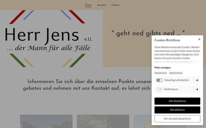Screenshot of herrjens.at