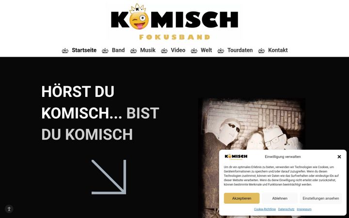 Screenshot of herrkomisch.de