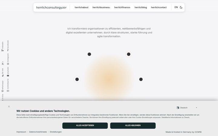 Screenshot of herrlichconsultegyzer.de