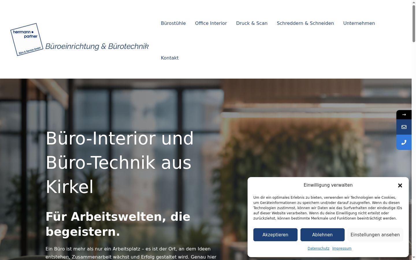 Screenshot tal-banner tal-kunsens muri qabel kwalunkwe interazzjoni