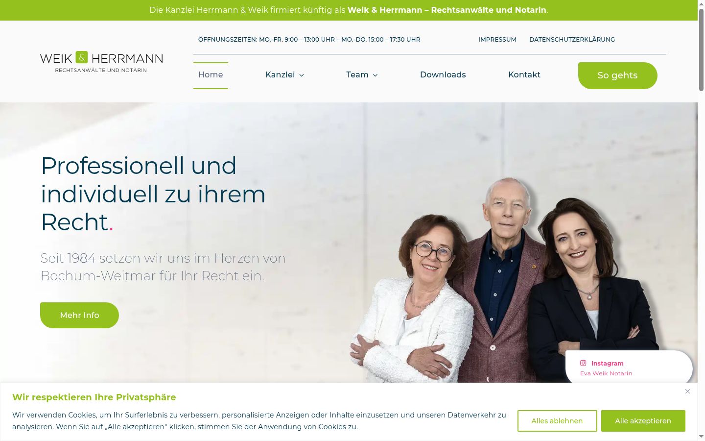 Screenshot tal-banner tal-kunsens muri qabel kwalunkwe interazzjoni