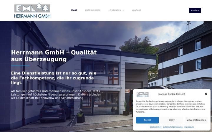 Screenshot of herrmann.gmbh