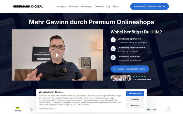 Screenshot of herrmanndigital.de