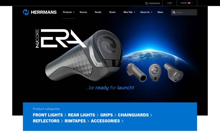 Screenshot of herrmans.eu
