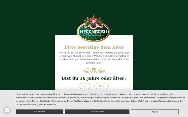 Screenshot of herrnbraeu.de