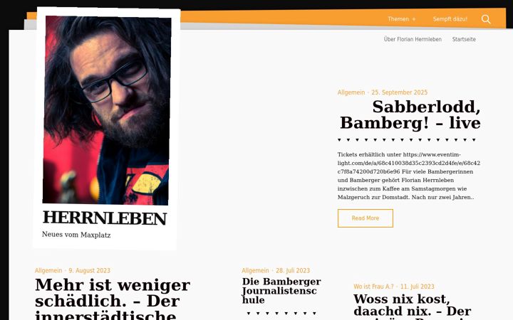 Screenshot of herrnleben.net