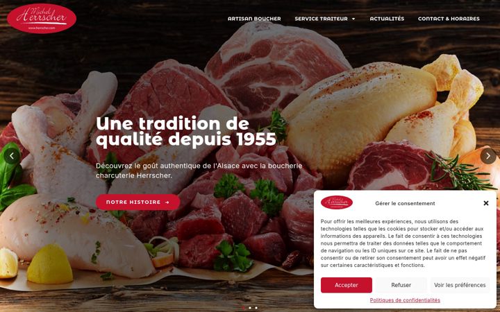 Screenshot of herrscher.com