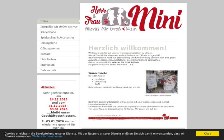 Screenshot of herrundfraumini.de