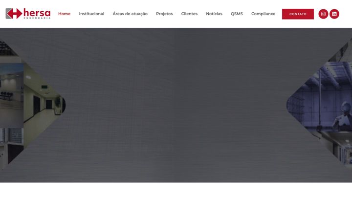 Screenshot of hersa.com.br
