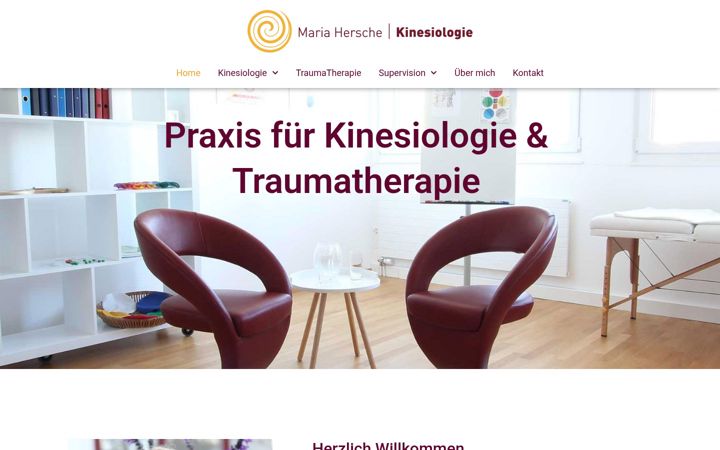 Screenshot of hersche-kinesiologie.ch