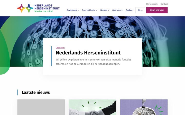 Screenshot of herseninstituut.nl