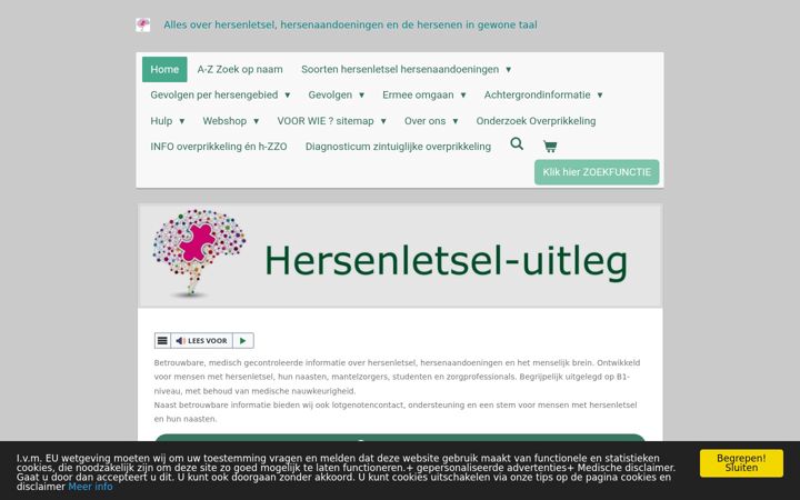 Screenshot of hersenletsel-uitleg.nl