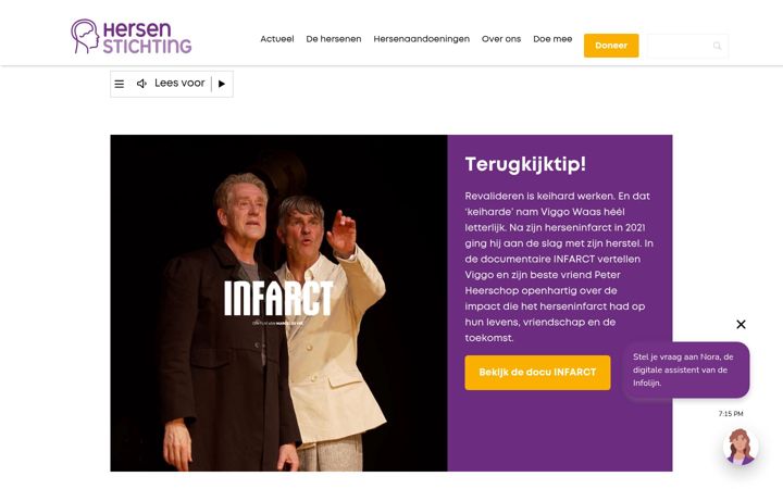 Screenshot of hersenstichting.nl