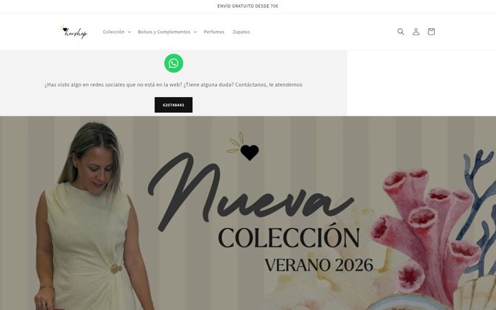 Screenshot of hershop.online