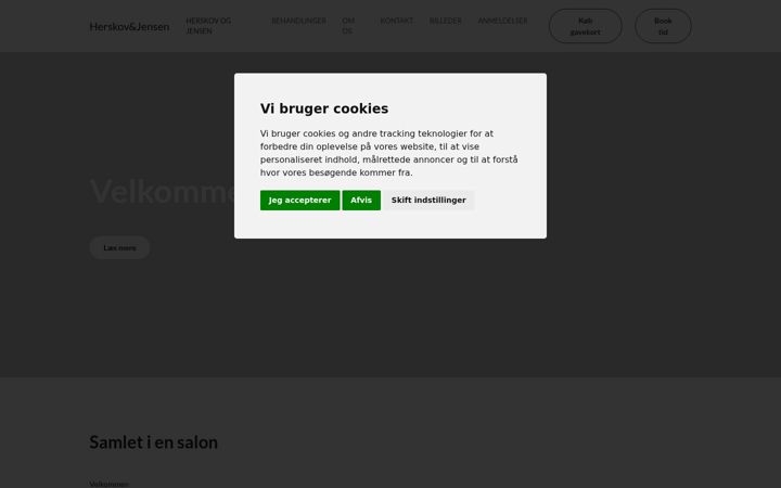 Screenshot of herskovogjensen.dk