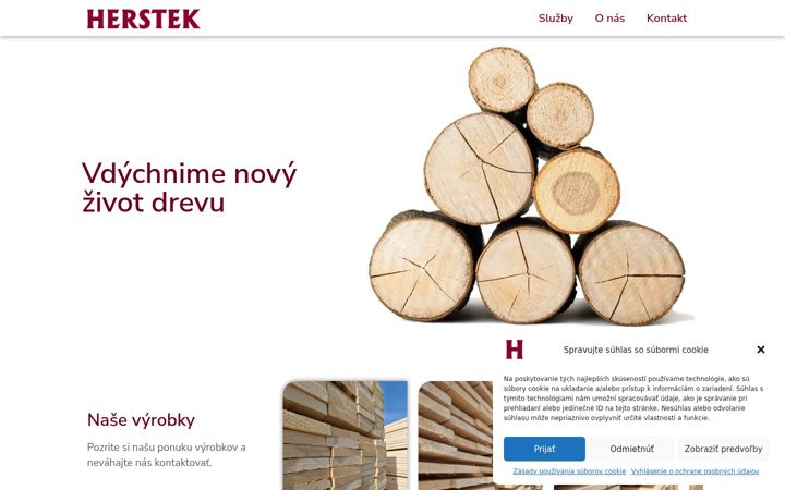 Screenshot of herstek.sk