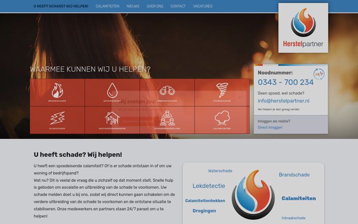 Screenshot of herstelpartner.nl