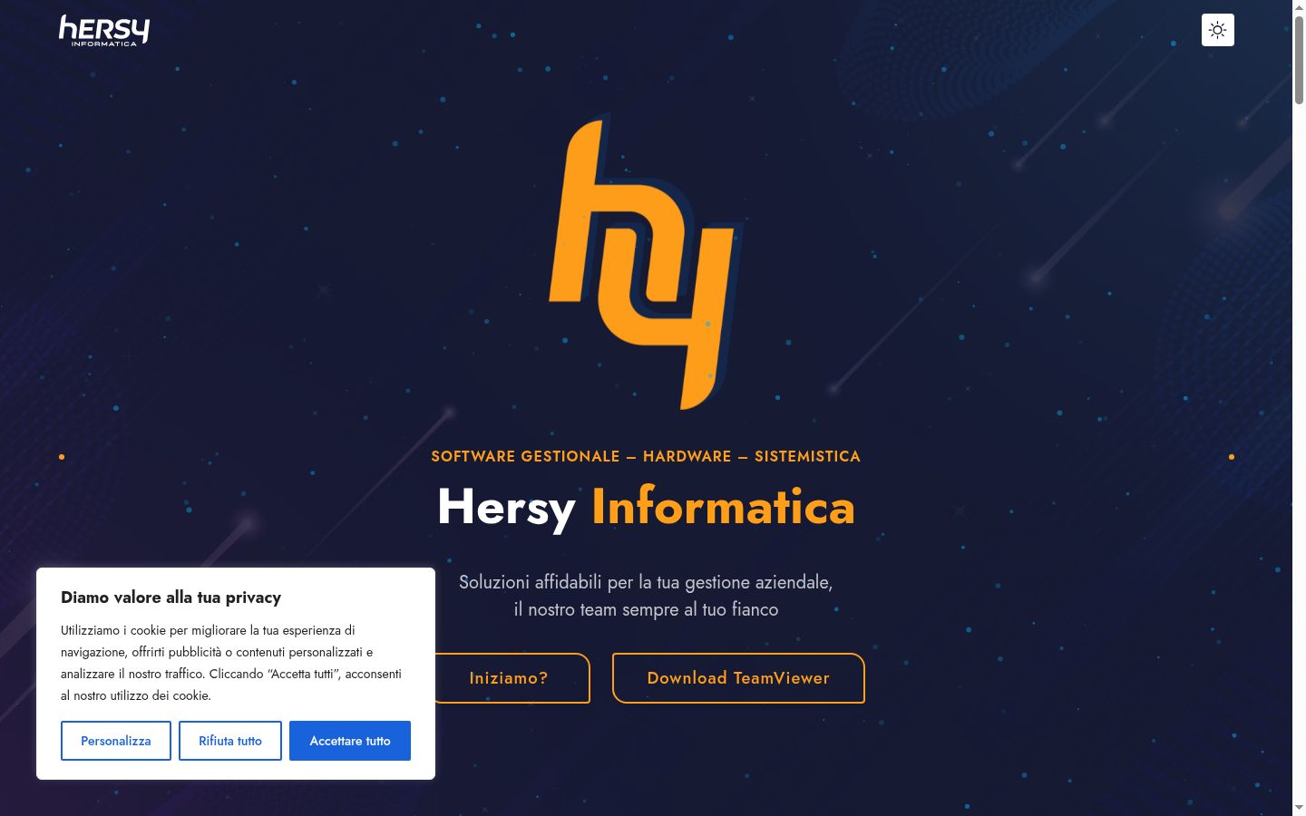 Captura de pantalla del banner de consentimiento mostrado antes de cualquier interacción