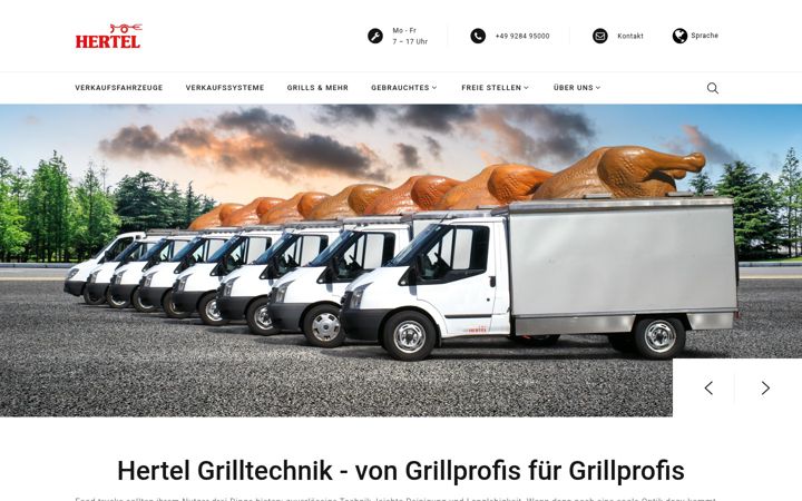 Screenshot of hertel-grilltechnik.de
