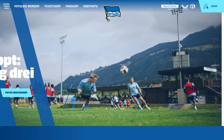 Screenshot of herthabsc.com