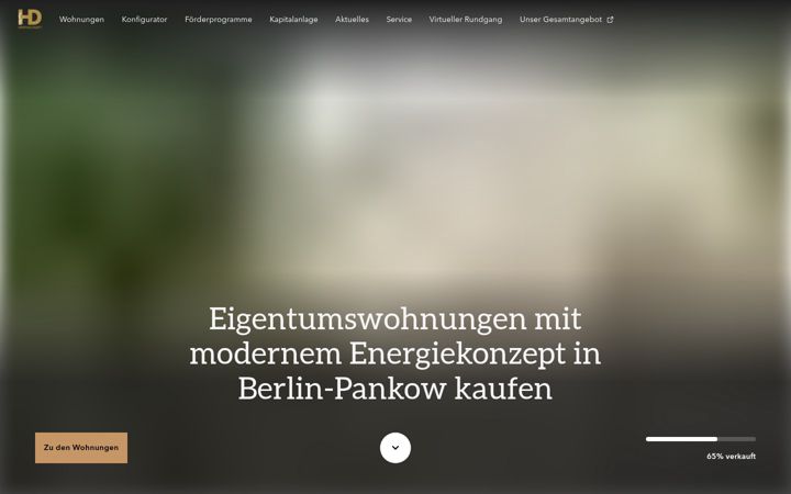 Screenshot of herthastrasse-pankow.de