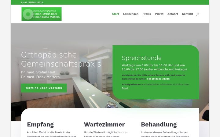 Screenshot of hertl-mattern.de