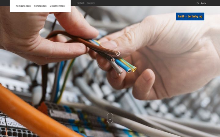 Screenshot of hertlibertschy.ch
