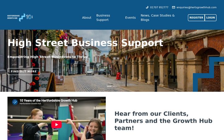 Screenshot of hertsgrowthhub.com