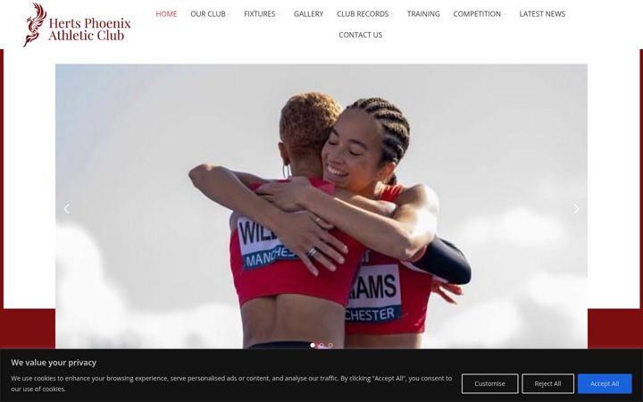 Screenshot of hertsphoenix.com