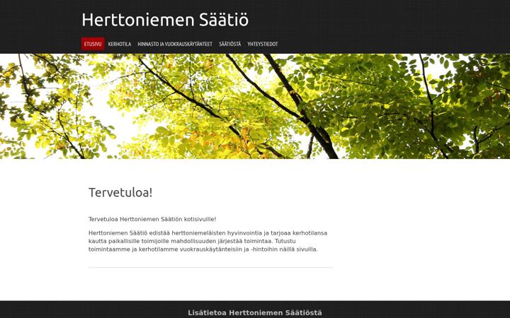 Screenshot of herttoniemensaatio.fi