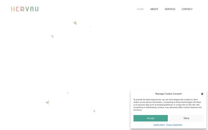 Screenshot of hervau.se