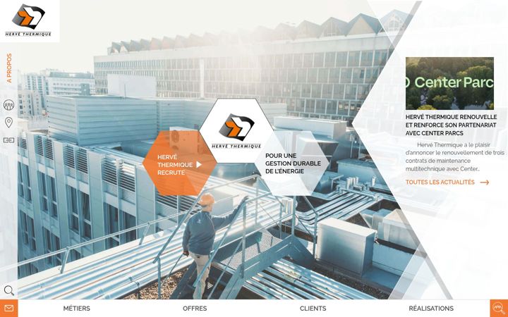 Screenshot of herve-thermique.com