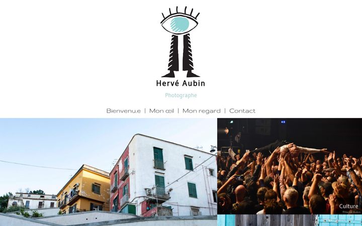 Screenshot of herveaubin.fr
