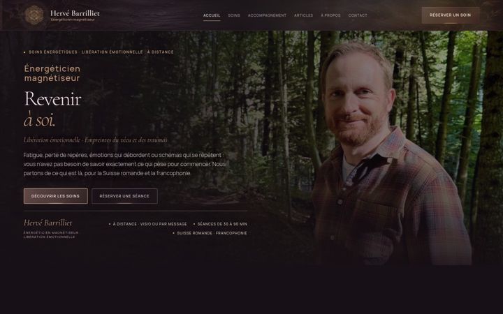 Screenshot of hervebarrilliet.ch