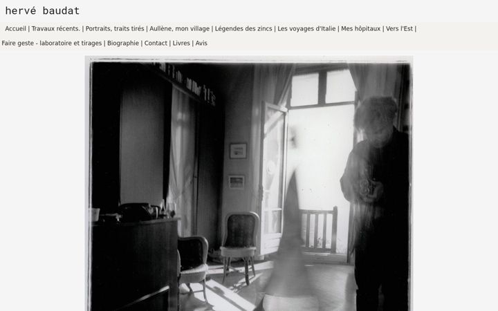 Screenshot of hervebaudat.com