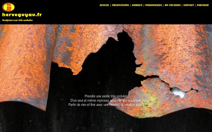 Screenshot of herveguyau.fr